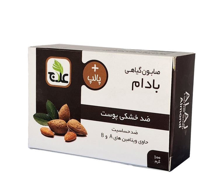 صابون بادام علاج 100 گرمی ضد خشکی پوست