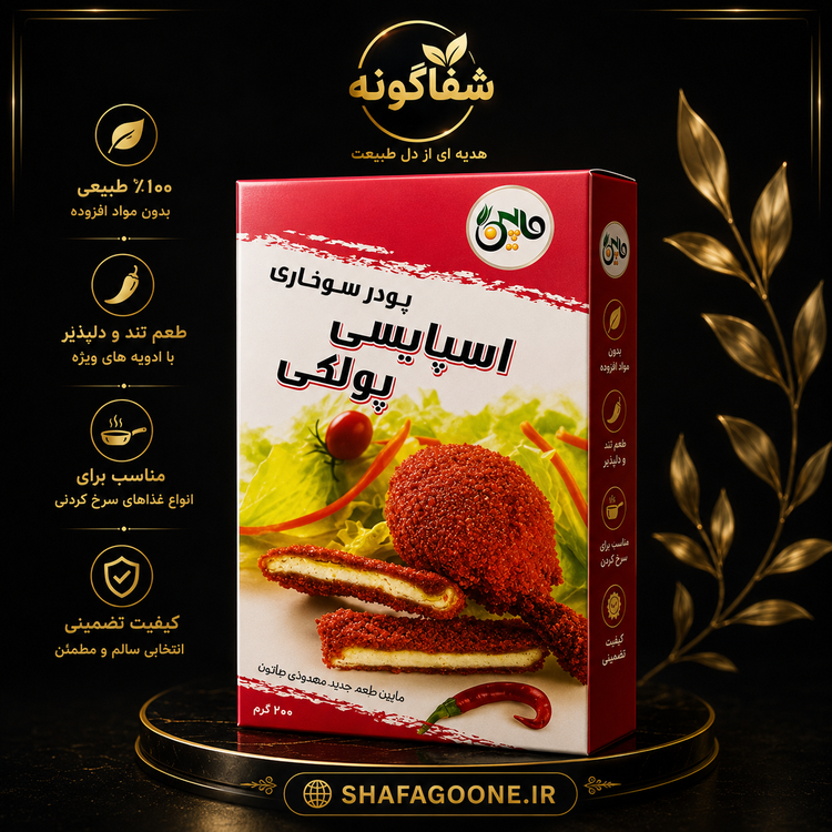 تصویر معرفی پودر سوخاری پولکی اسپایسی