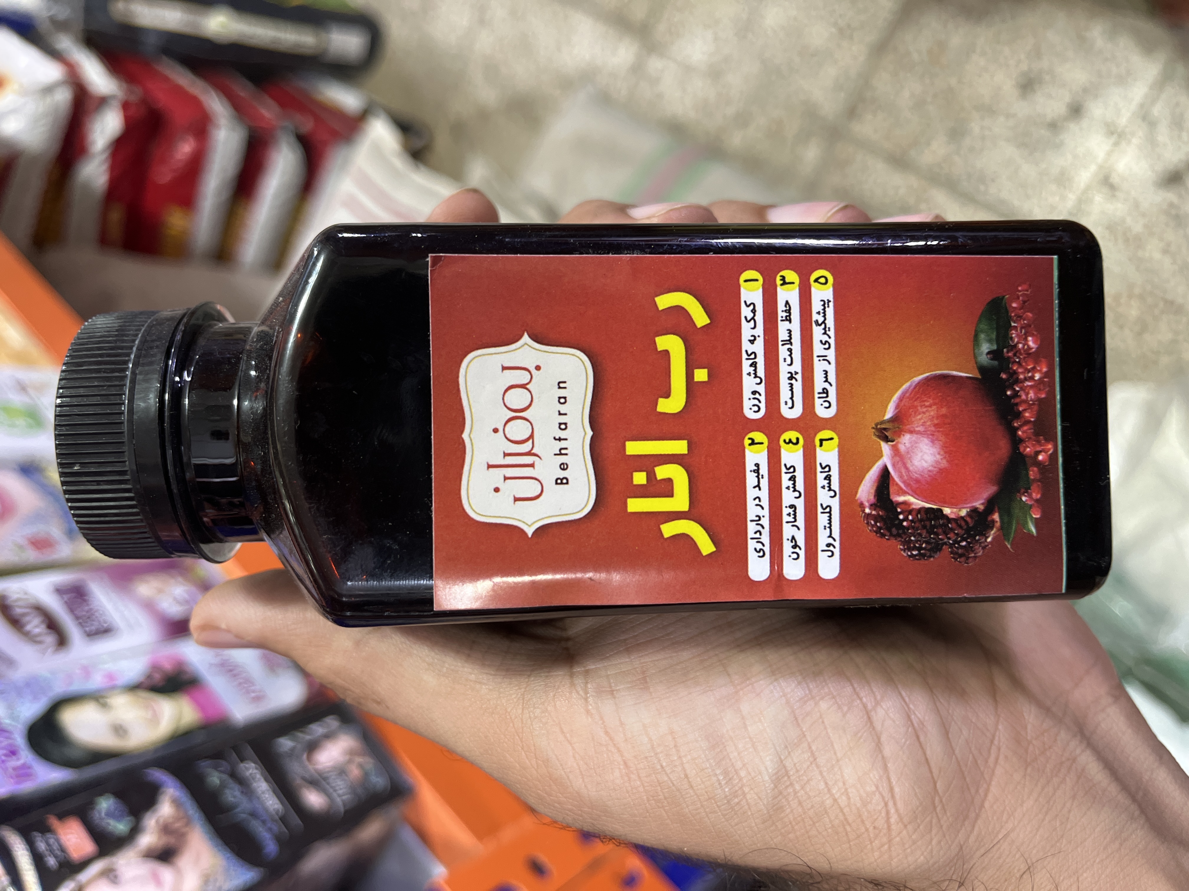 رب انار بهفران | رب انار طبیعی، غلیظ و خوش طعم