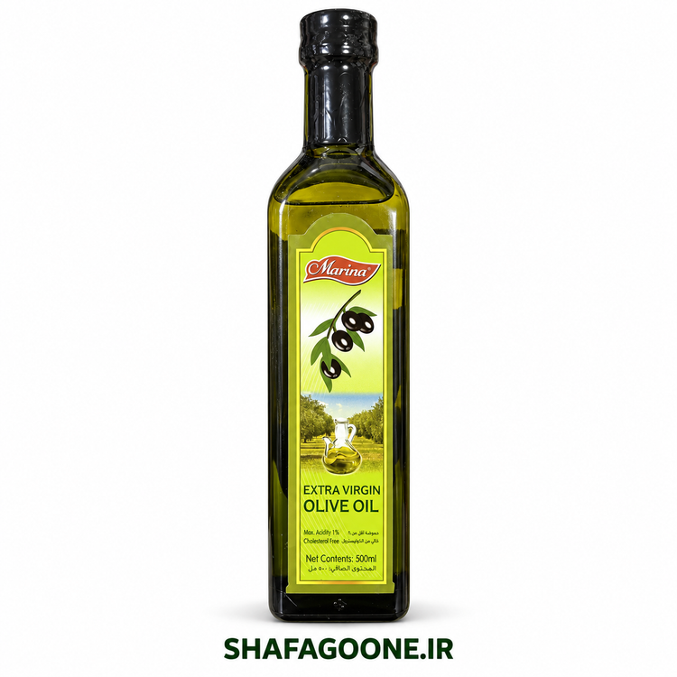 روغن زیتون مارینا Extra Virgin Olive Oil حجم ۵۰۰ میلیلیتر