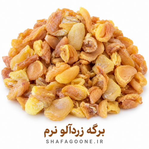 برگه زردآلو نرم ملس یک کیلویی — بسته پاکتی
