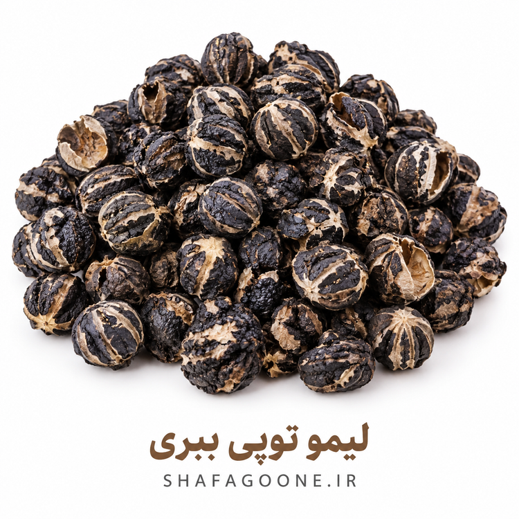 لیمو خشک توپی ببری ۵۰۰ گرمی — بسته پاکتی